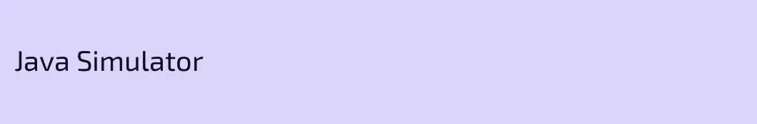 Java Simulator